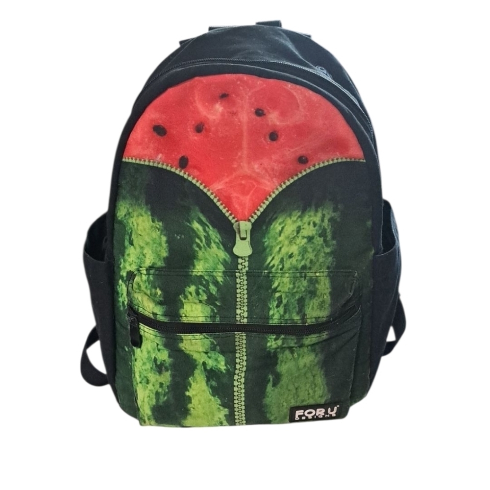 For U Designs Classic Fresh Watermellon Pattern Backpack - Picture 6 of 9